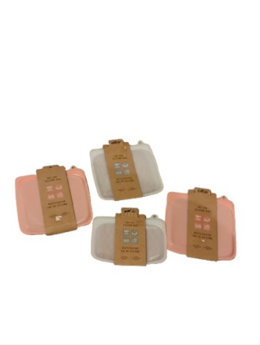 NWT Upper Canada Soap Reusable Silicon Bags Set Of 4
